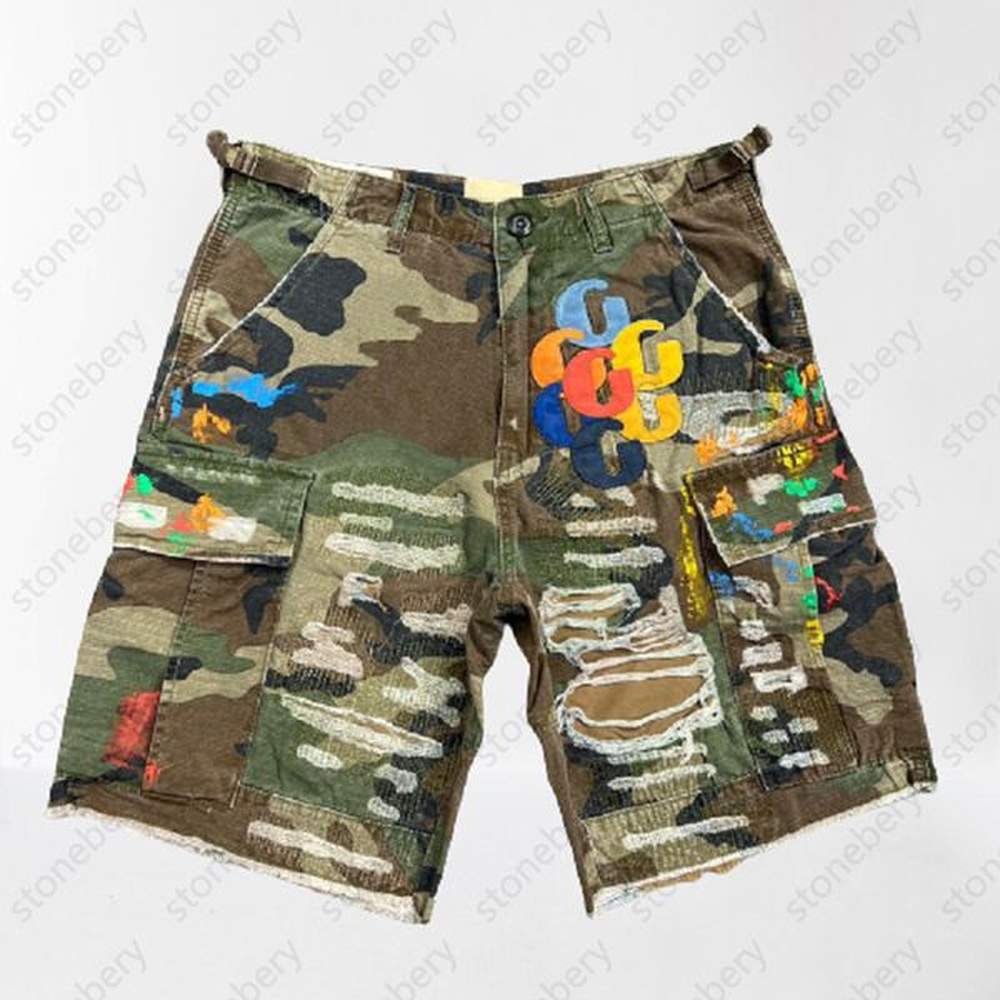 Mens Fashion Shorts Men Beach Shorts Jeans Clothes Women Boys Short Pants Unisex Camouflage Cargo Pants Spring Summer Casual Clothing CXD241