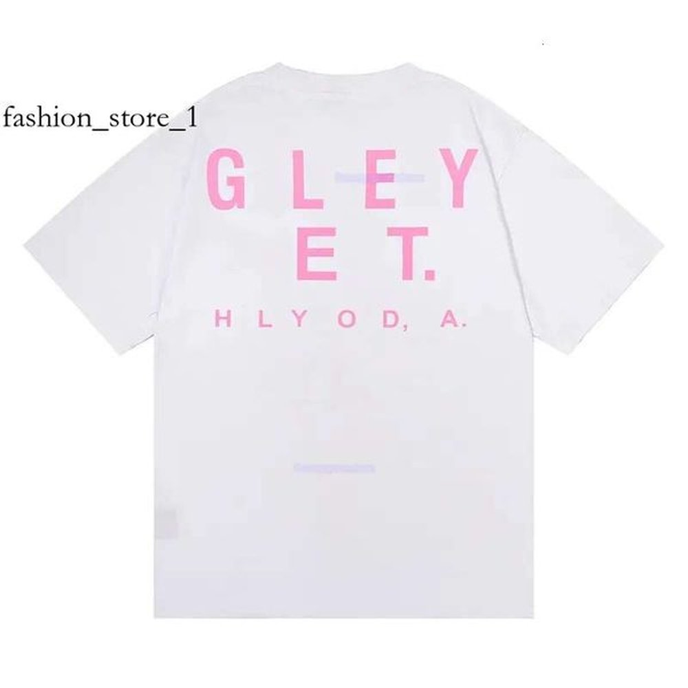 Mens Gallerydepth T Shirts Designer Galery Dep T Shirt Loose Hip Hop Shorts Sleeve Tees Summer Round Cotton Letter Printing Clothing Luxurys