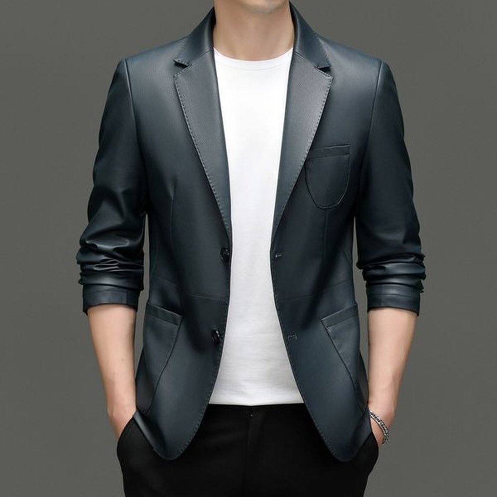 3275 Men's Groom Suit - Classic British Style Double-Breasted Business Attire