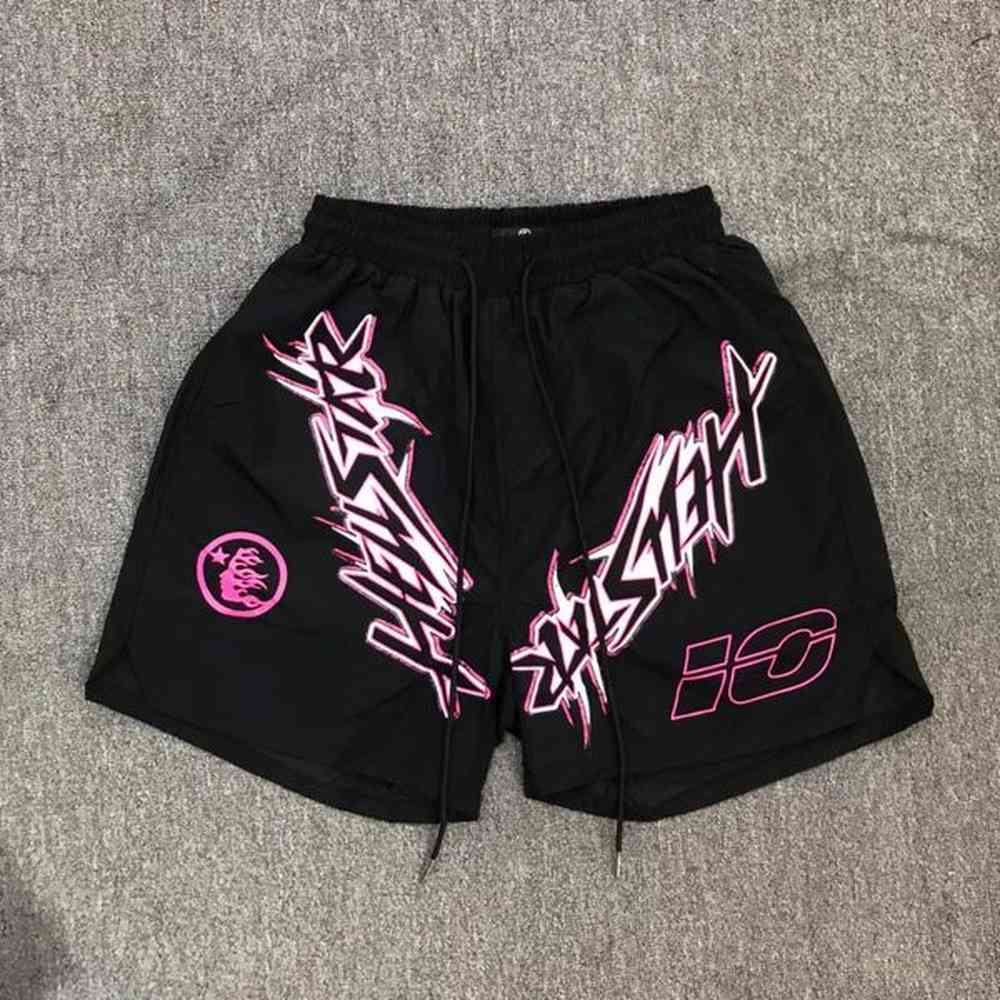 Mens Hellstar Men Designer Short Pants Casual Shorts Beach Basketball Running Fitness Fashion Hell Star New Style Hip Hop Shorts 576 Ziuw