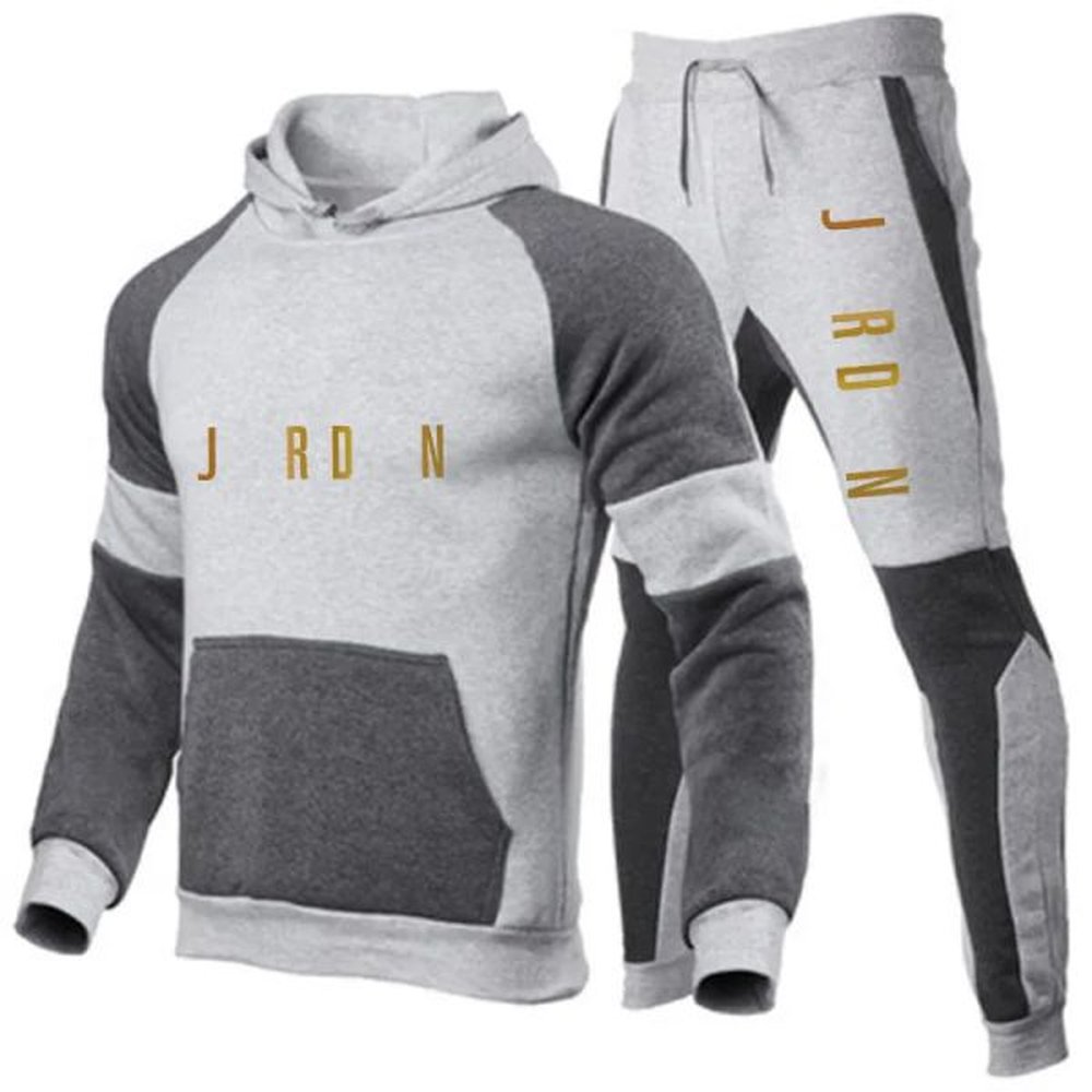 Mens Hooded Sets Fashion Autumn Spring Sporting Suits Men Sweatshirt Sweatpants Men's Hoodies Clothing Sweatshirts Set Tracksuit