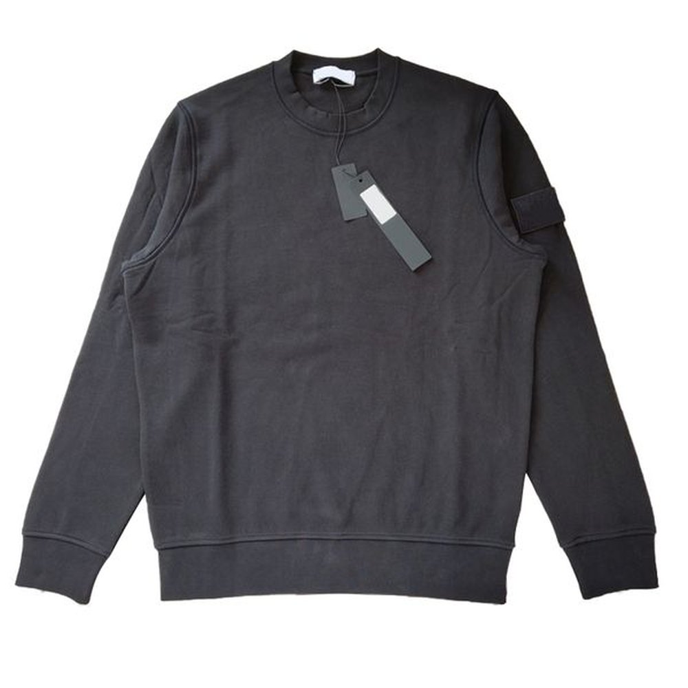 Men's Hoodies Basic Terry Round Neck Pullover With Armband Europe And America Wind High Street Couple Sweater 63051
