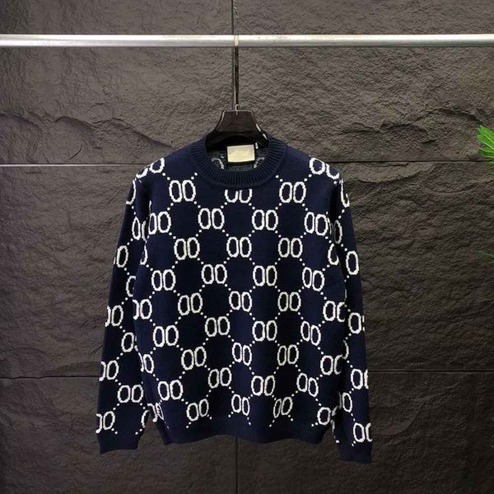 Mens Hoodies Sweaters sweatshirts Letter jacquard looseness Long sleeve sweater Pullover Casual Crewneck Loose Printed Autumn and winter top