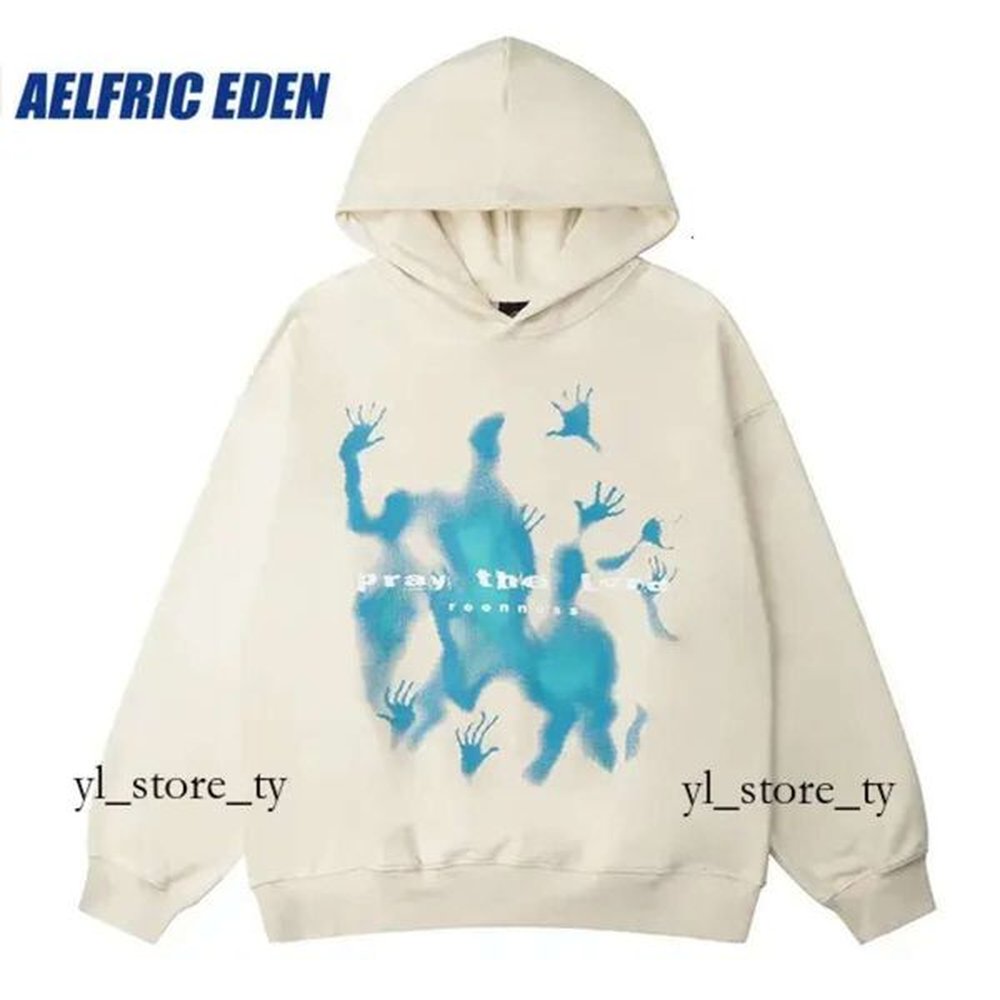 Men's Hoodies Sweatshirts Aelfric Eden Hoodie Embroidered Hoodie Y2K Hoodie Pullover Streetwear Hip-hop Retro Aelfric Eden Harajuku 936