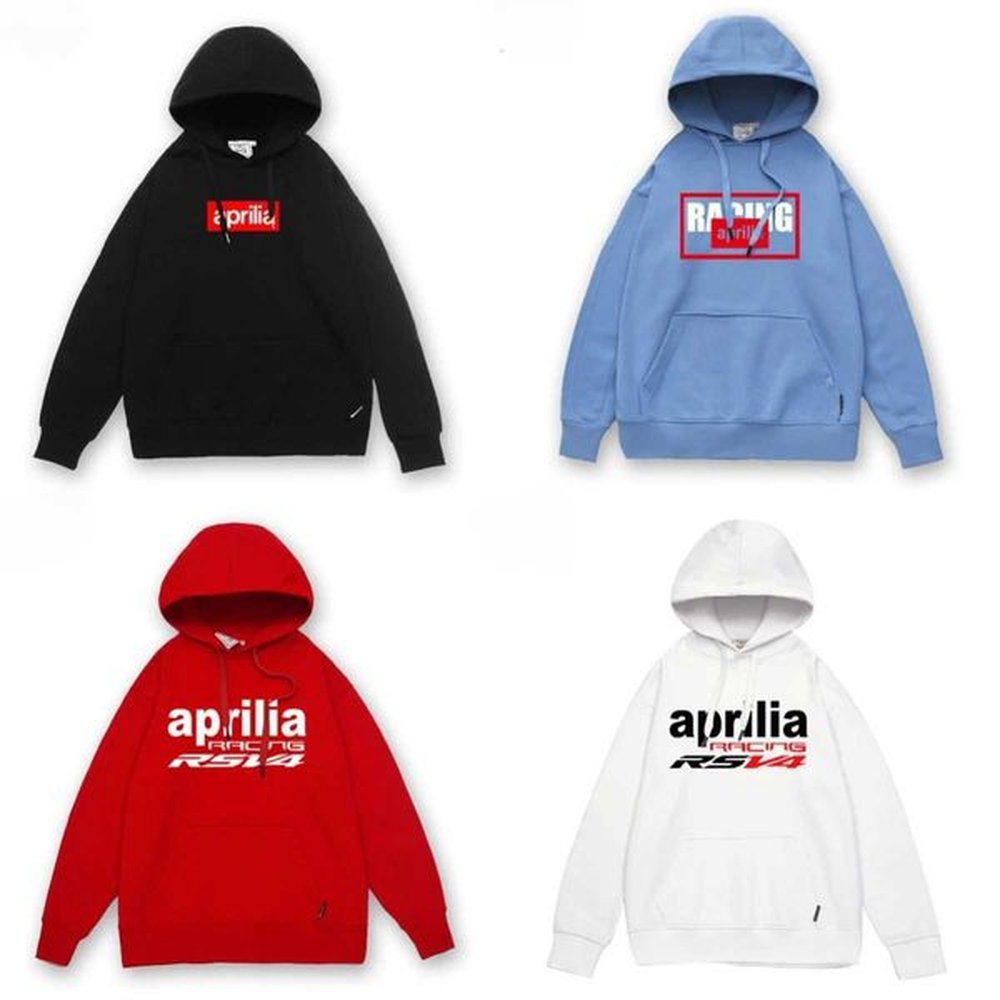 Mens Hoodies Sweatshirts Aprilia Motorcycle Racing Hooded Sweater Men Cotton Unisex Pullover Trendy Hoodie Fashion Autumn and Winter Hoodie
