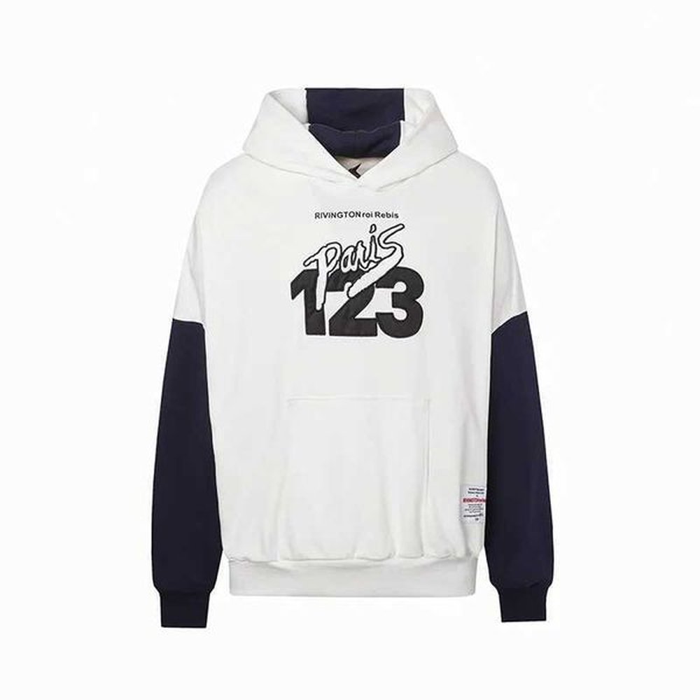 Men's Hoodies Sweatshirts Autumn Winter Heavy Fabric Outline Embroidery RRR123 Hoodie Hooded Men Women Top Quty Oversized Patchwork Pul