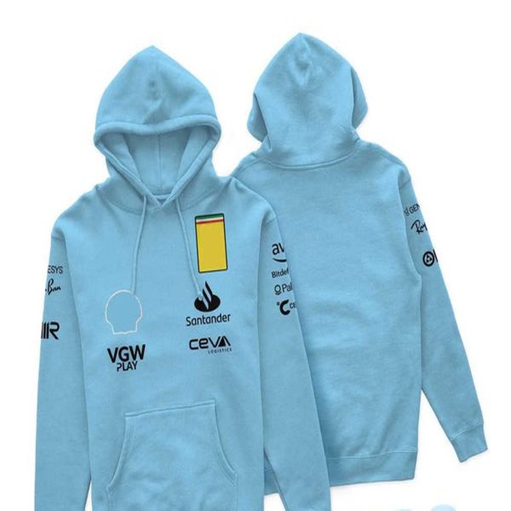 Mens Hoodies Sweatshirts Cotton SF Team 2024 Charles Leclerc Miami GP Hoodie ForMUla One Uniform Carlos Sainz Shirt Hoodie X240923
