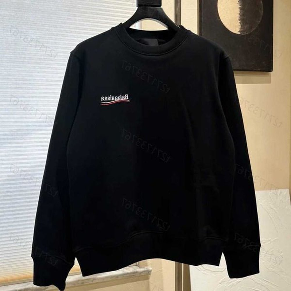 Men's Hoodies Sweatshirts designer Correct letter o-neck mens womens Casual fashion strt France Black white Cotton Hoodys H250108