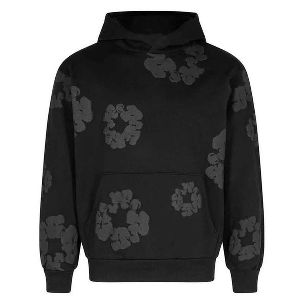Mens Hoodies Sweatshirts Fashionable retro hoodie Kapok printed hiphop hoodie Y2K casual street pullout mens clothing autumn and winter long