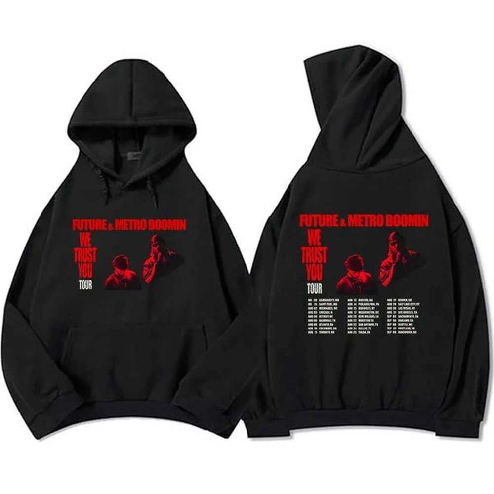 Men's Hoodies Sweatshirts Future Tour We Dont Trust You Hoodies Strtwear Long Slve Winter Hooded Sweatshirts Sudaderas Hombre Hip Hop C