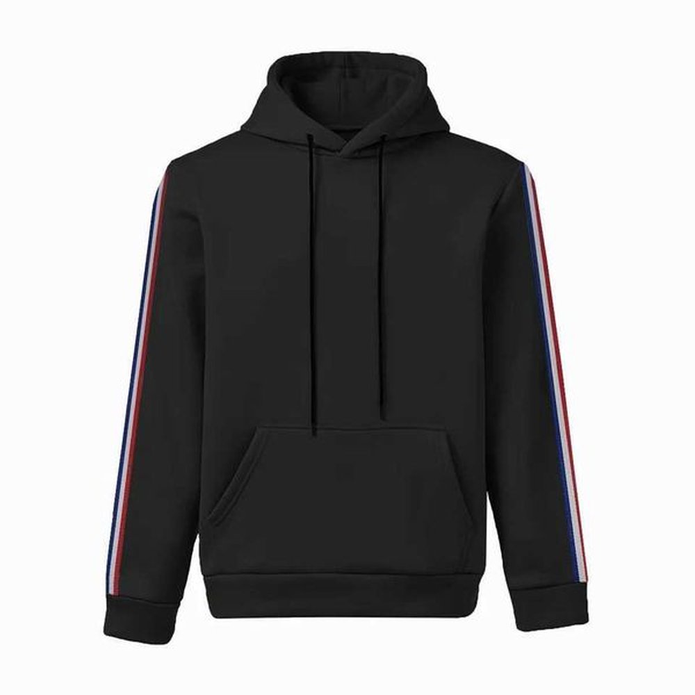 Men's Hoodies Sweatshirts 2025 mens and womens new hooded sweatshirt mens solid color sweatshirt womens and mens long suede inserted po