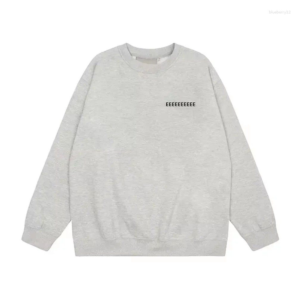 Men's Hoodies Sweatshirts Mens Hoodies Designer Round Neck Sweater Plush Letter Hoody High Street Couple Fashion Tops H250117
