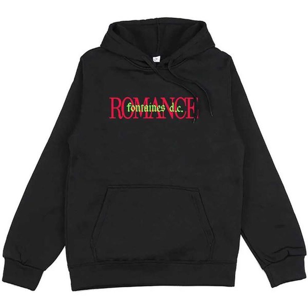 Men's Hoodies Sweatshirts Mens Tops Fontaines D.C.Romance Strtwear Hip Hop Winter Long Slve Hoodies Casual Unisex Moletom Fashion Heavy