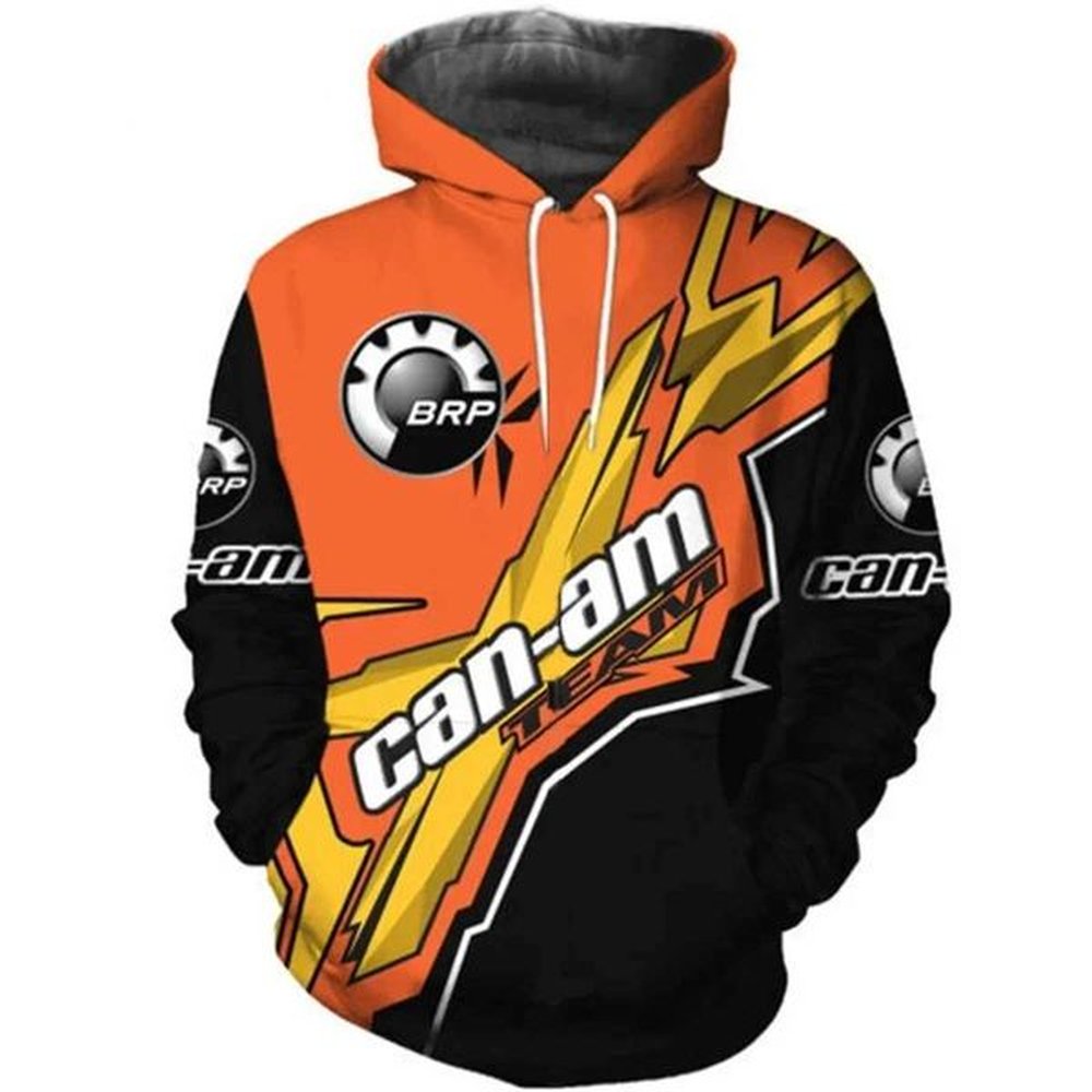 Men's Hoodies Sweatshirts New Autumn Brp Can Am Mens Clothing 3d Printing High Quality Street Loose Fashion Hoodies Long Sve Sweatshirt