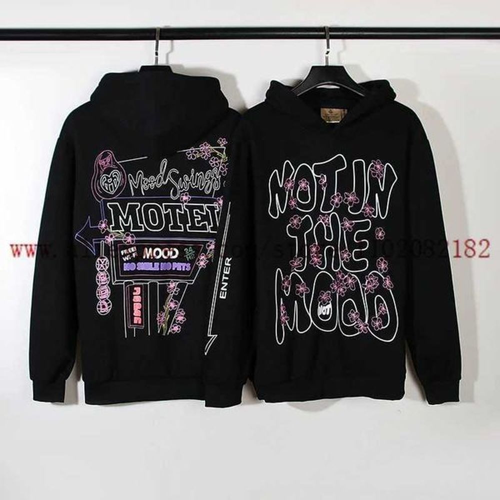 Men's Hoodies Sweatshirts Retro graffiti letter hoodie suitable for men women Strt couples loose top Y241015G7QW