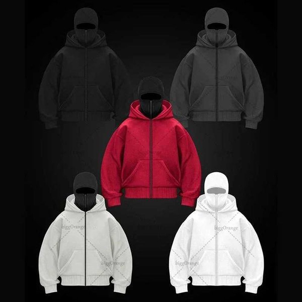 Men's Hoodies Sweatshirts Strt Fashion Clothing American Harajuku Y2K Casual Loose Zipper Hoodie Men Retro Fashion Personty Design Swea