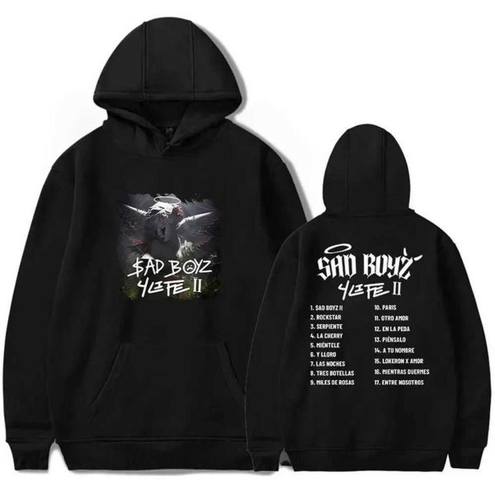 Men's Hoodies Sweatshirts Sweatshirt Fashion Autumn Pullover Funny Casual Streetwear Junior H Tour Hoodies Sad z 4 Life Album Merch Pri