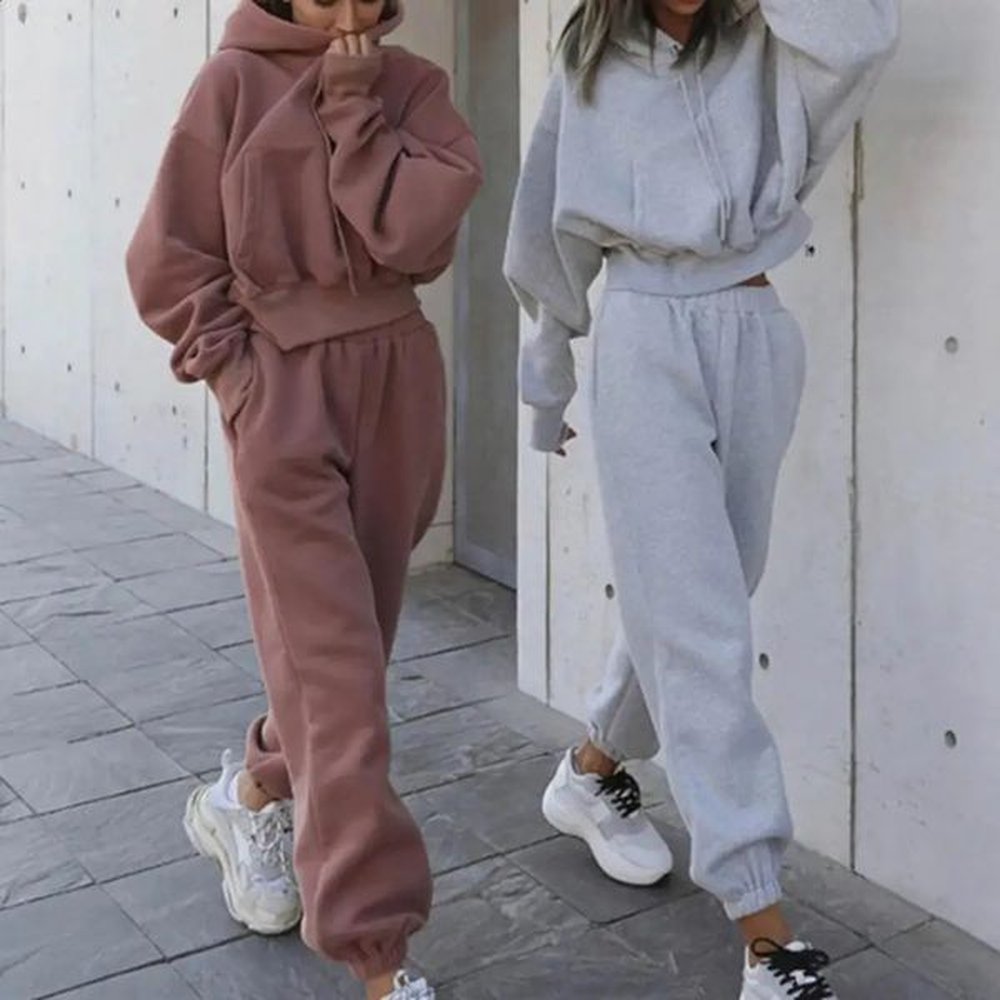 Men's Hoodies Sweatshirts Trendy Spring Hoodie Pants Set Hat Women Winter Tracksuit Elastic Waist Big Pocket Spring Hoodie Pants Set Kp