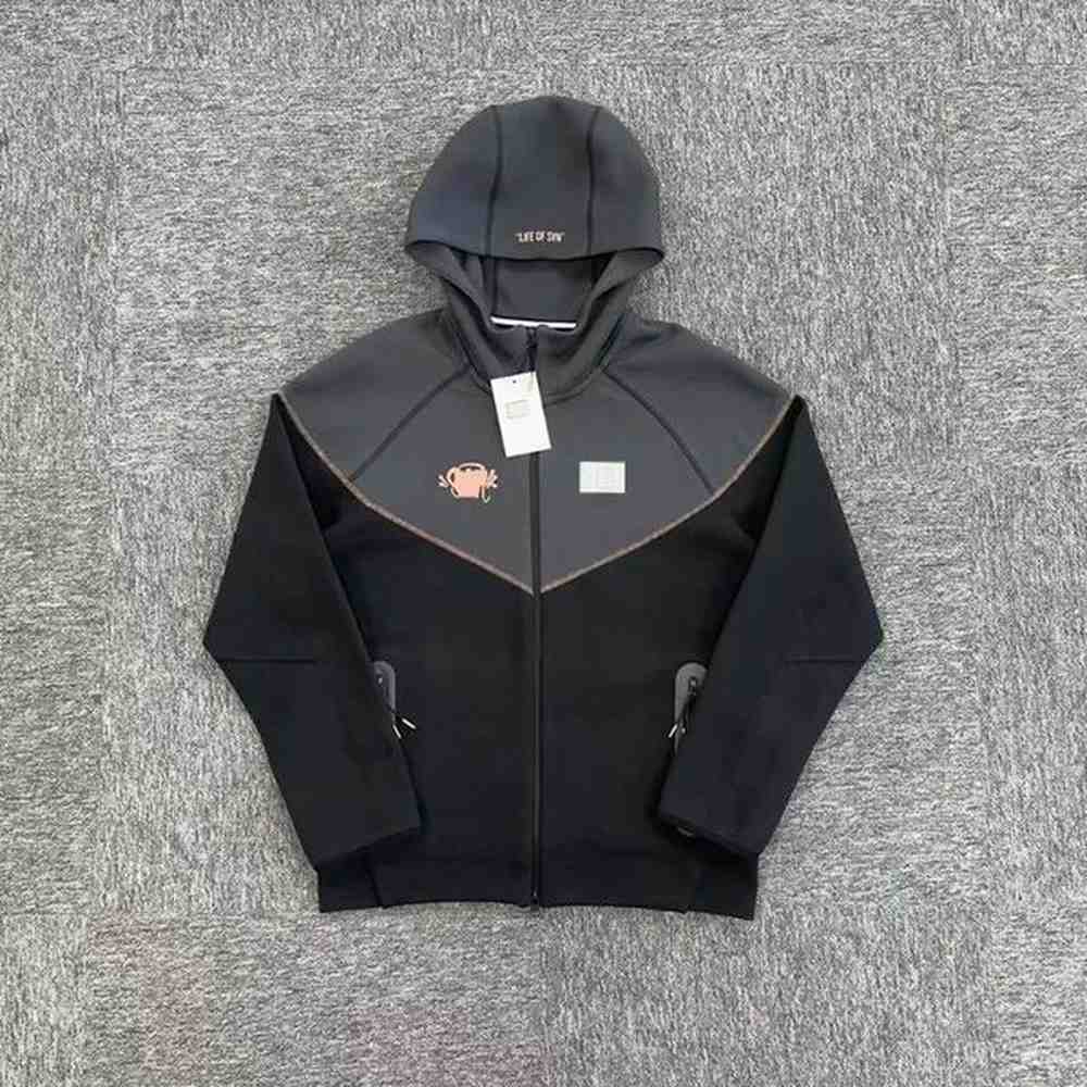 Men's Hoodies Tech Fleece Full Zip Tracksuit In & Sweatshirts Centre Syn Cee Jogging Streetwear World SY Men Clothing Y2k Tops