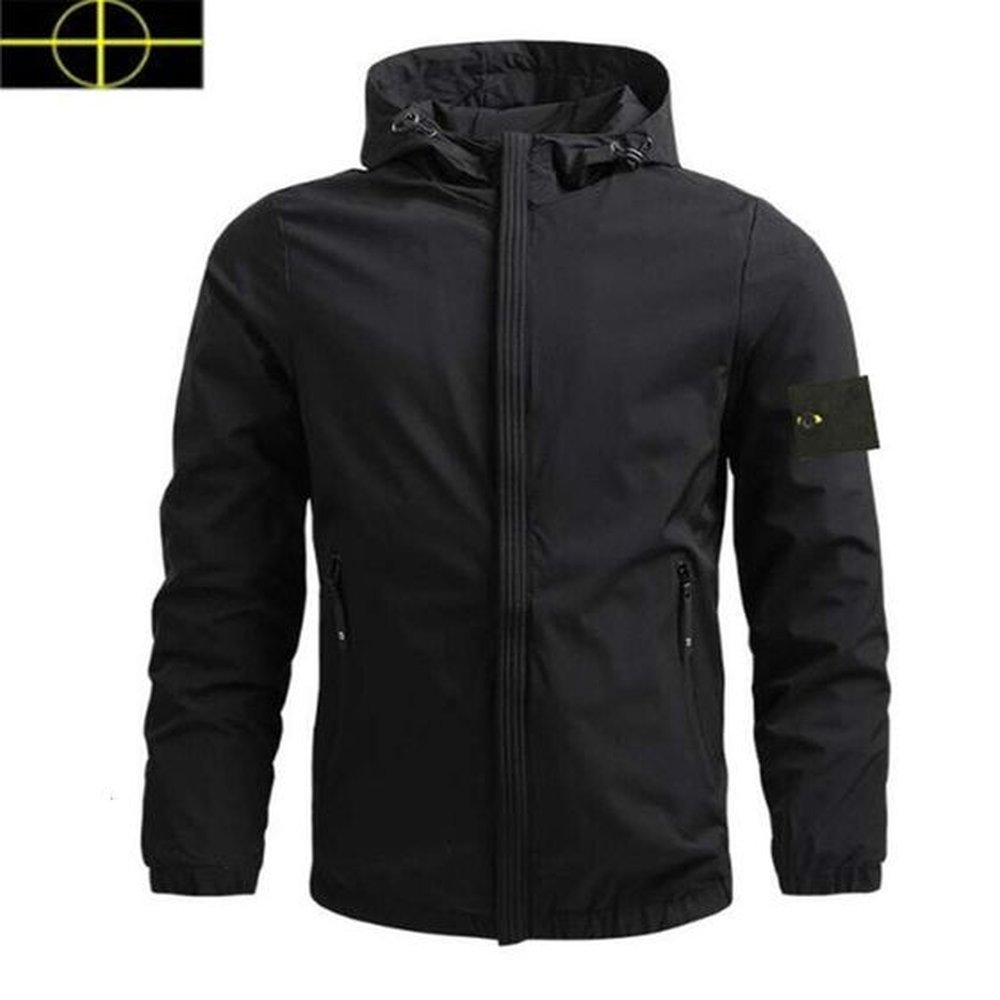mens jacket coat stones jacket Spring and Autumn Windbreaker Brand Comfortable Coat Travel Thin Section Windproof Large Size Coat