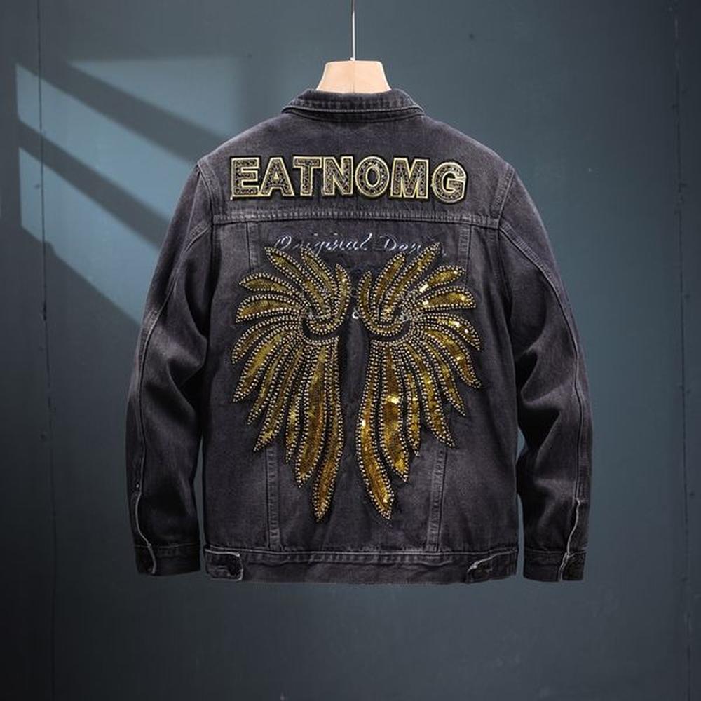 mens jacket designer men jeans suit women jackets denim coat designer womens button letters autumn style woman designer jackets jeans m5xl