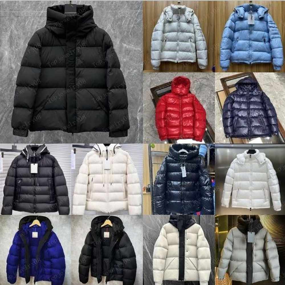 Men's Jacket Winter Warmth Classic Men's Down Coat Lightweight Windbreaker Hoodie White Duck Down Coat Men's Jacket Asian Siz