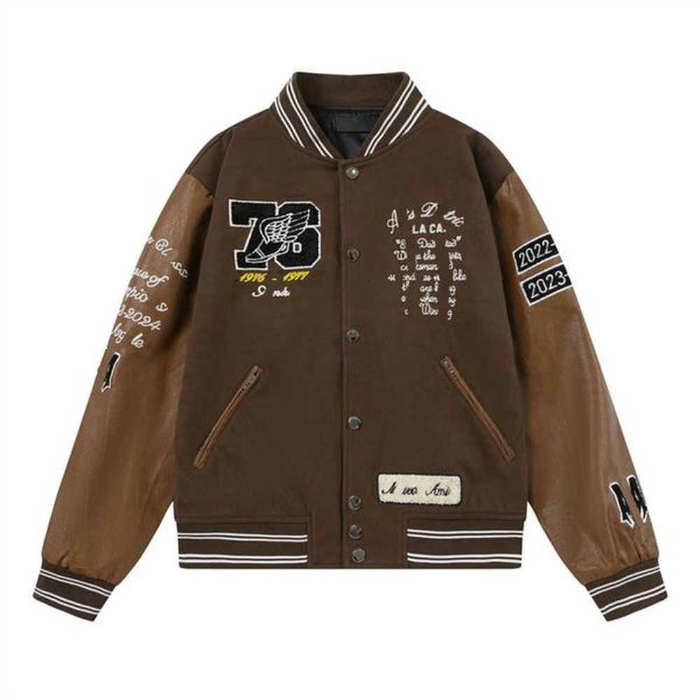 Men's Jackets Fashion Brand Mens women Jacket L Vintage Loose Long Sleeve Man's Hip Hop Autumn Varsity Casual warm bomber clothing