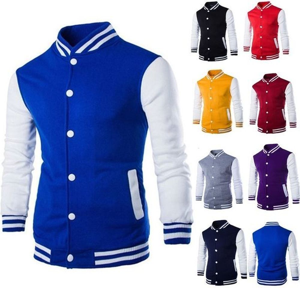 Men's Jackets Fashion Men Baseball Jacket Costom Men Fashion Mens Coat Slim Fit College Varsity Jacket Men Harajuku Sweatshirt 230721