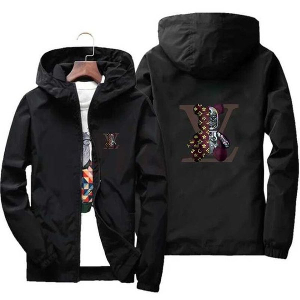 Men's Jackets 2024 Mens Luxury New Hooded Windshield Mountain Sports Mens Fashion Printed Casual Jacket High Quality Top T241121