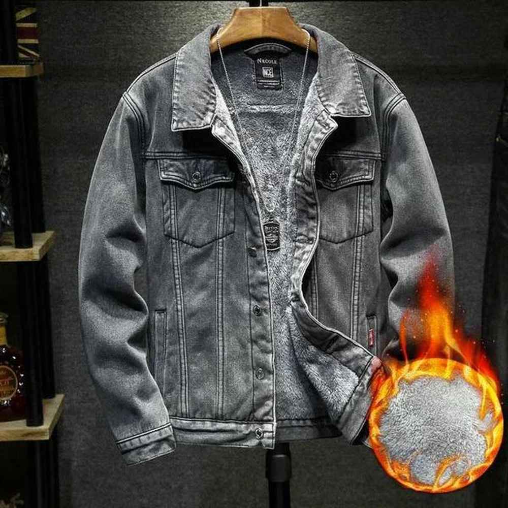 Men's Jackets Plus Size Cow Coat for Men Warm Padded Winter 2024 Denim Jackets Man Low Cost Japanese Retro Outwear Joker in Lowest Pric
