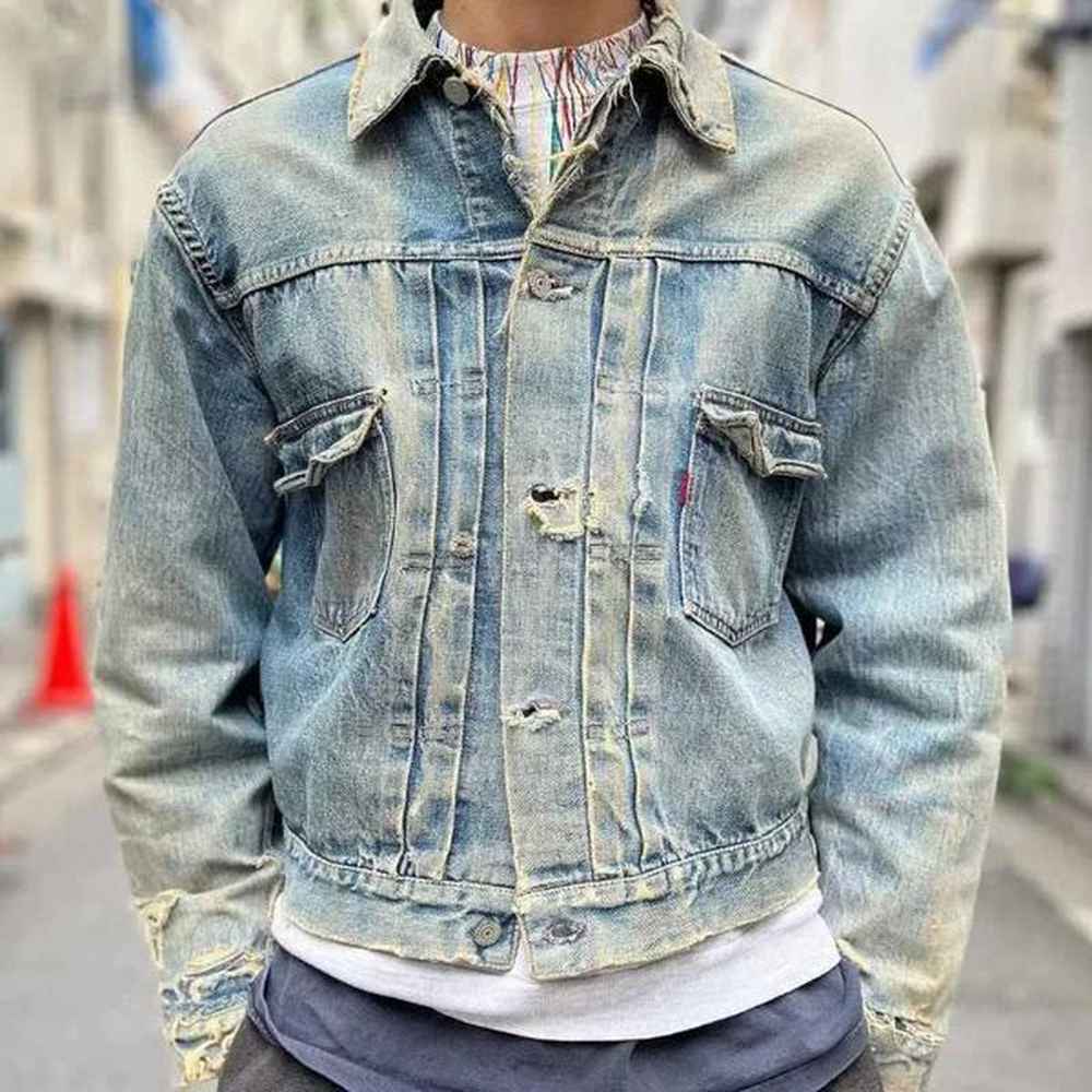Men's Jackets Top Quty Saint Michael Mens Casual Fashion Jacket Washed Outcoat Y2k Clothing Heavy duty Fabric Jacket Womens Clothing T2