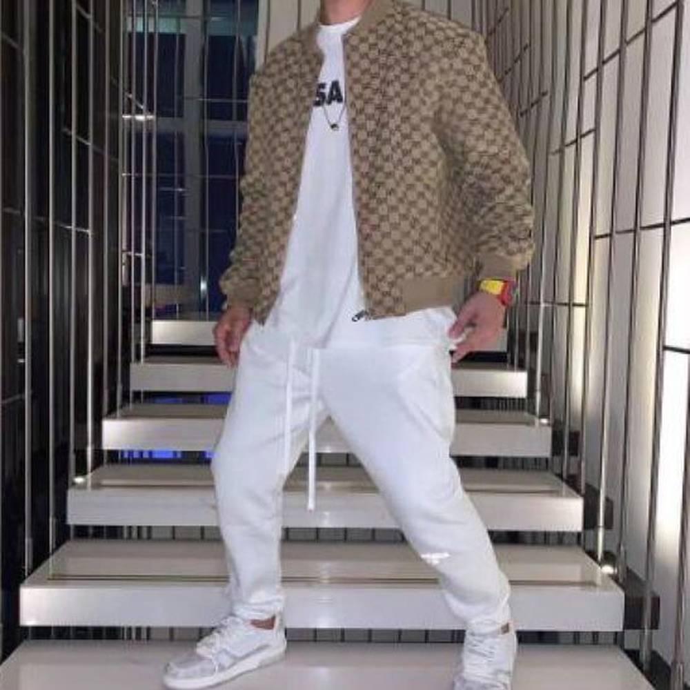 Men's jacquard jackets designer trench jeans coats Women's monogrammed autumn coat Luxury hip hop design Jacket 5XL