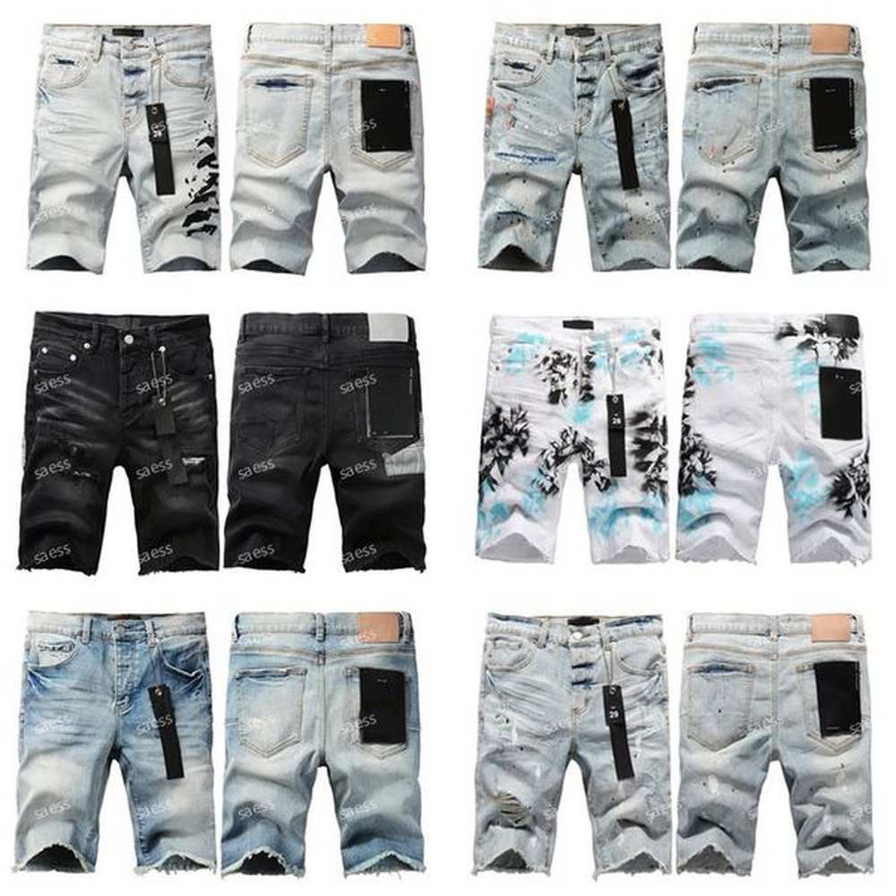 Mens Jeans Designer Jeans Ripped Straight Regular Retro Ripped Biker Jean Denim Long black jeans Straight Zipper Fly Long Mid pants Hole for