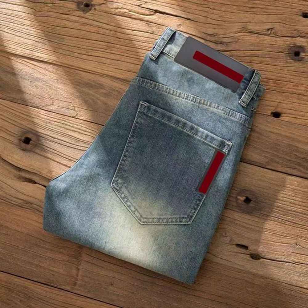 Men's Jeans Mens jeans Designer jeans Men Black Pants Hip Hop Men Jeans Distressed Ripped Biker Slim Fit Motorcycle Denim For Men Desig