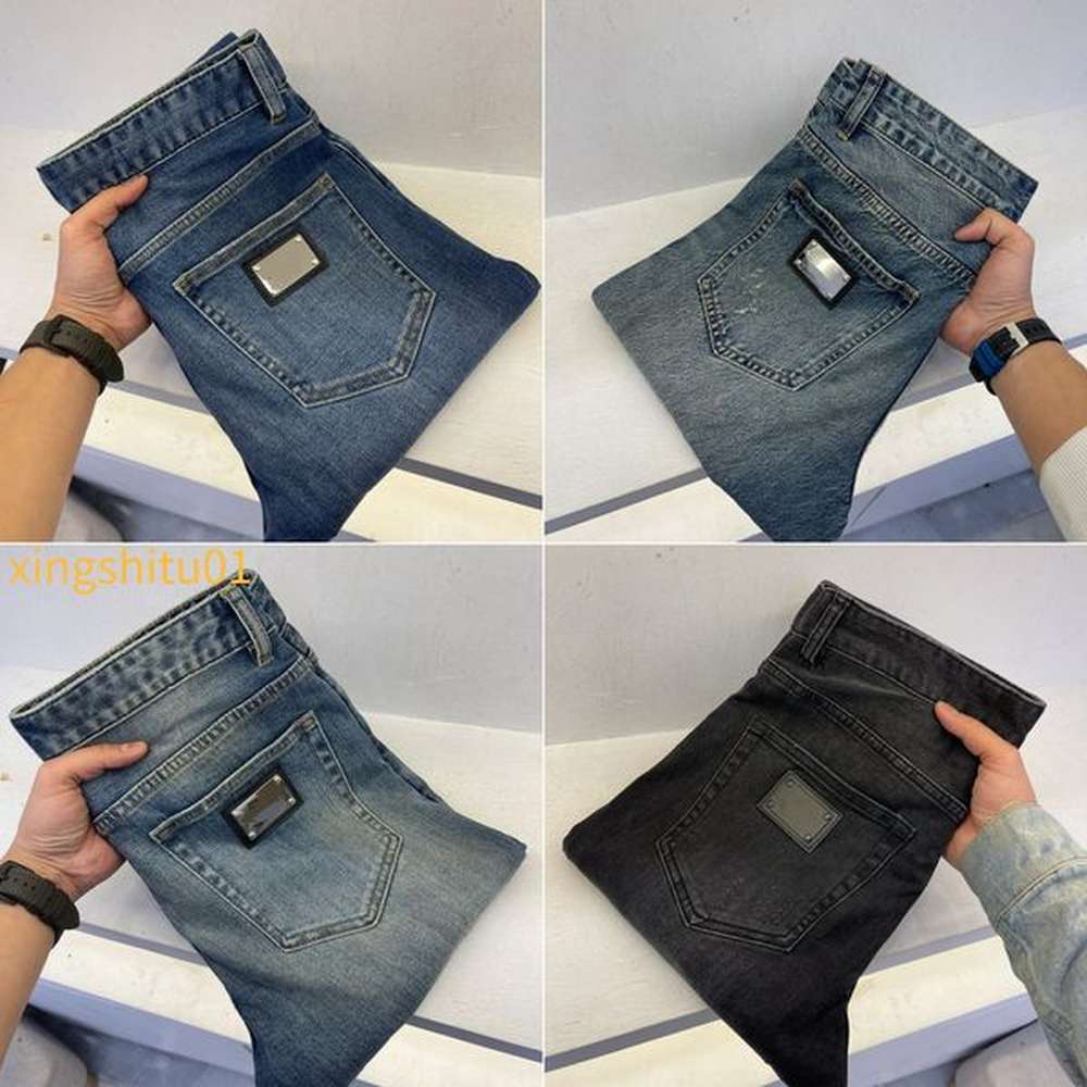 Men's ksubi Jeans Top Designer baggy Men's Jeans Outdoor Casual jnco jeans Pants Elastic Material Tight Denim Men's Pants Lux