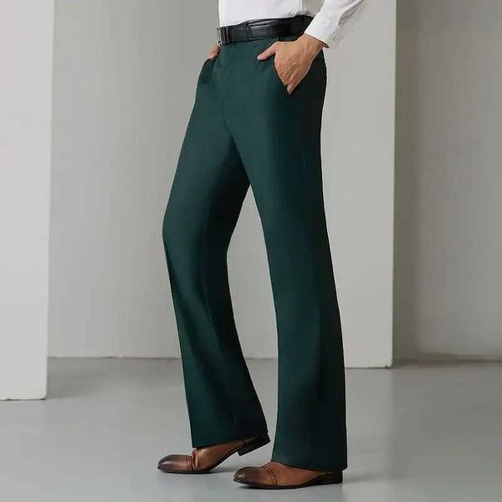 Mens long pants elastic bell mouth elastic drawstring mens suit long pants thin casual custom clothing provides high quality W24241123