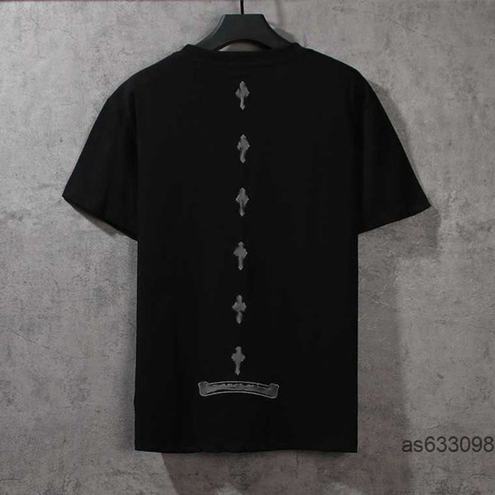Men's Luxury Fashion t Shirt Ch Brand Designer Tops Tees Women Heart Sanskrit Letter Couple T-shirt Sweatshirt Horseshoe Chromes Flower