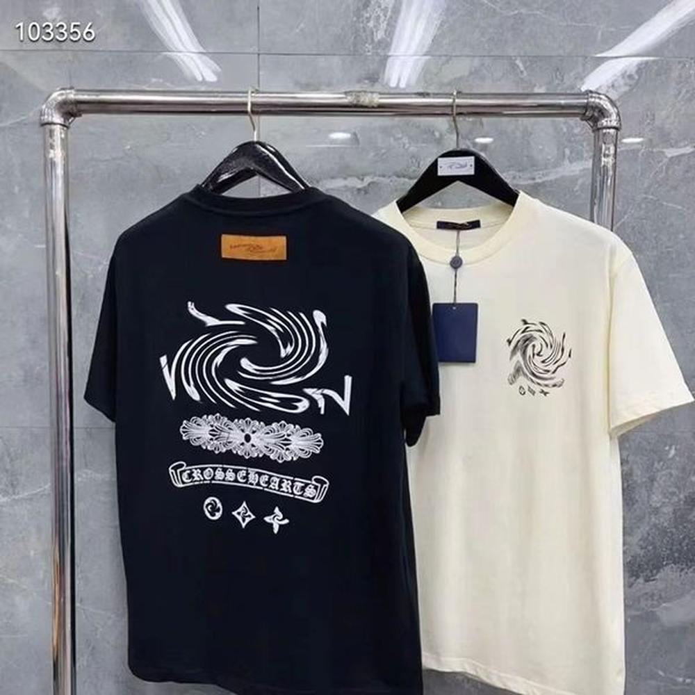 6 Men's Men's T-shirt New star Short sleeve All cotton women's short sleeve letter flower animal print Comfortable breathable