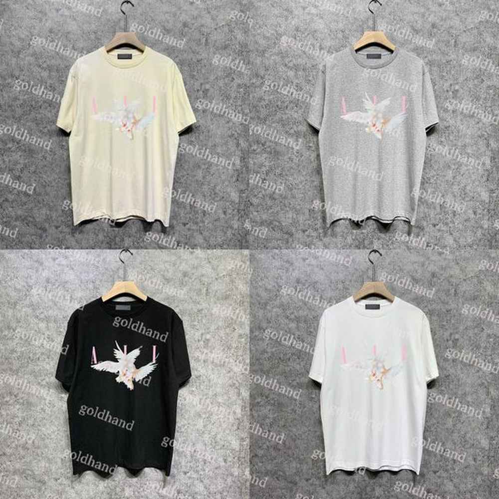 Mens Oversize Polos Tees Designer Crew Neck tshirt Spring Summer Casual T Shirts Loose Short Sleeve Shirt