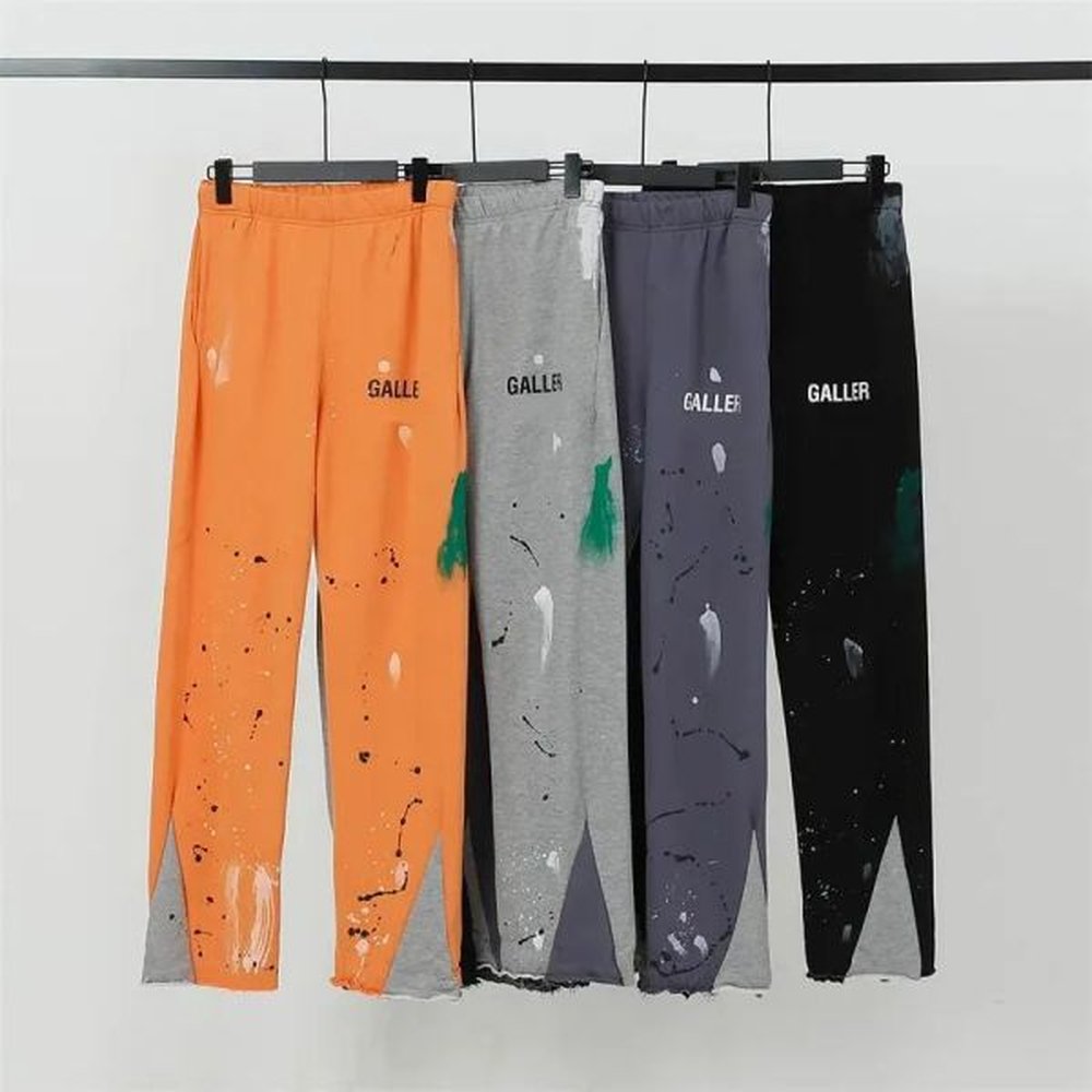 Men's Pants Men's Pants Multi Panel Flared Women Sports Loose High Street Casual Sweatpants Vintage Trousers 6 QHFR