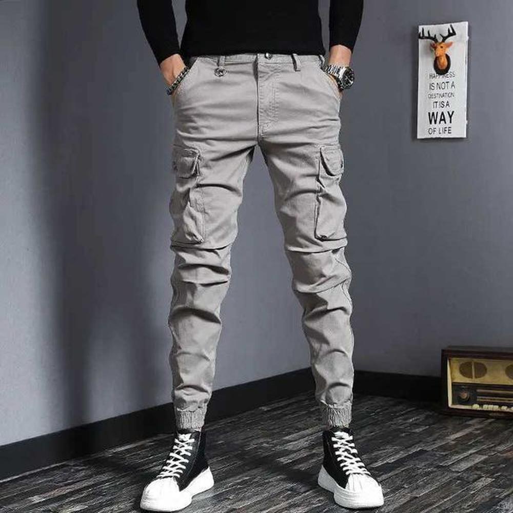 Men's Pants Mens Trousers Multipockets Hiking Outdoor Multi Pocket Pencil Cargo Pants for Men Cheap Street Loose Casual Fashion Regular