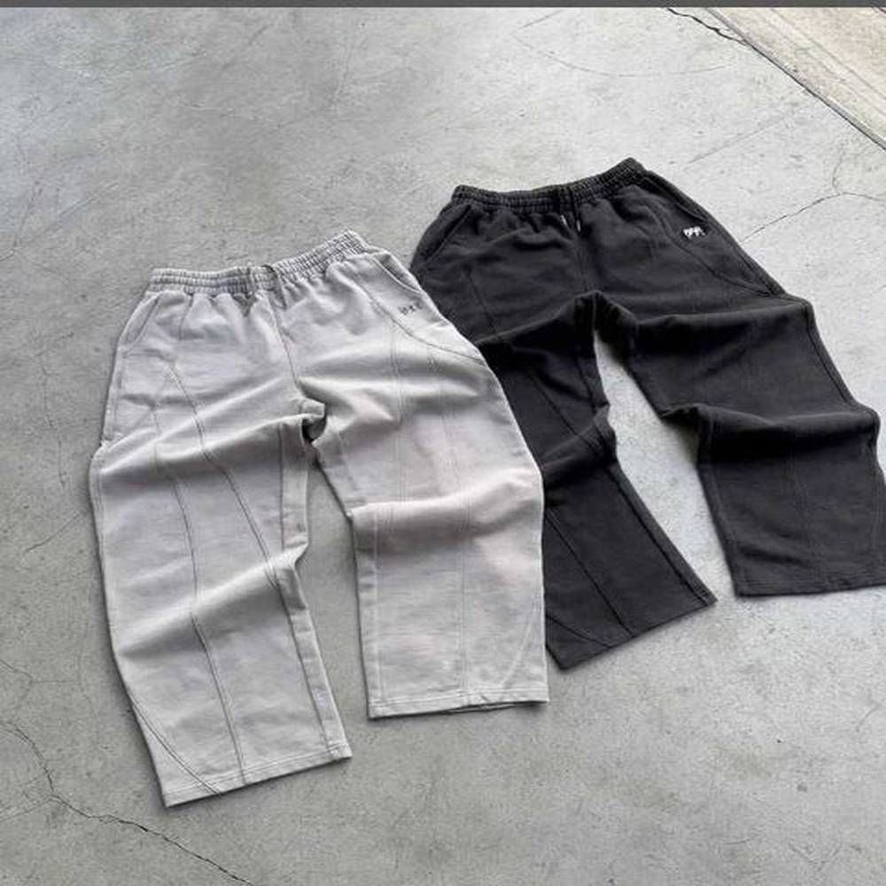Men's Pants Y2K Strt Trend American Embryo Line Casual Mens Retro Athlete Dragging Bodybuilding Loose Mens Style H250102