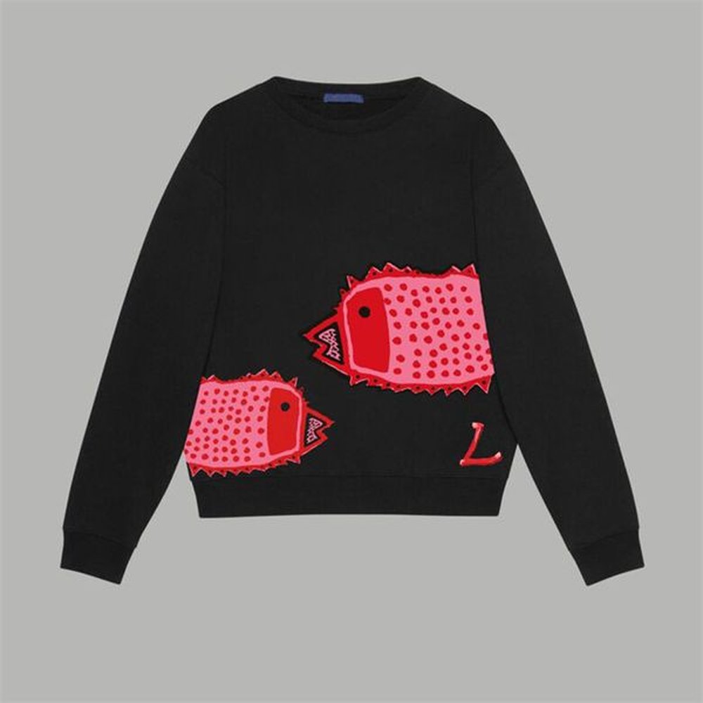 Men's plus size Outerwear & Coats 2023 Autumn/Winter New Hooded Sweater Letter Log Printed Round Neck Drop Shoulder Sweater Fashion Ver
