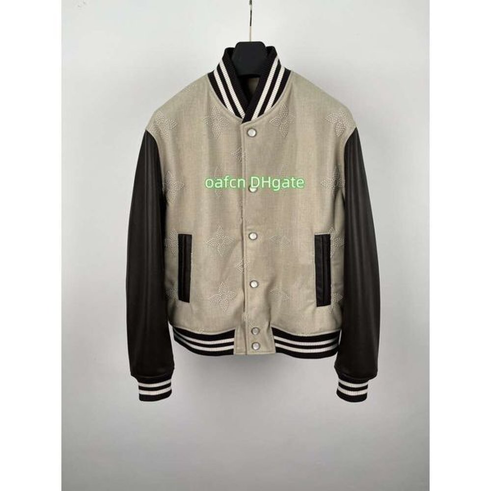 Men's plus size outerwear waterproof quick drying thin leather windbreaker hooded sweatshirt sunscreen jacket bead logo wool cowhide ba
