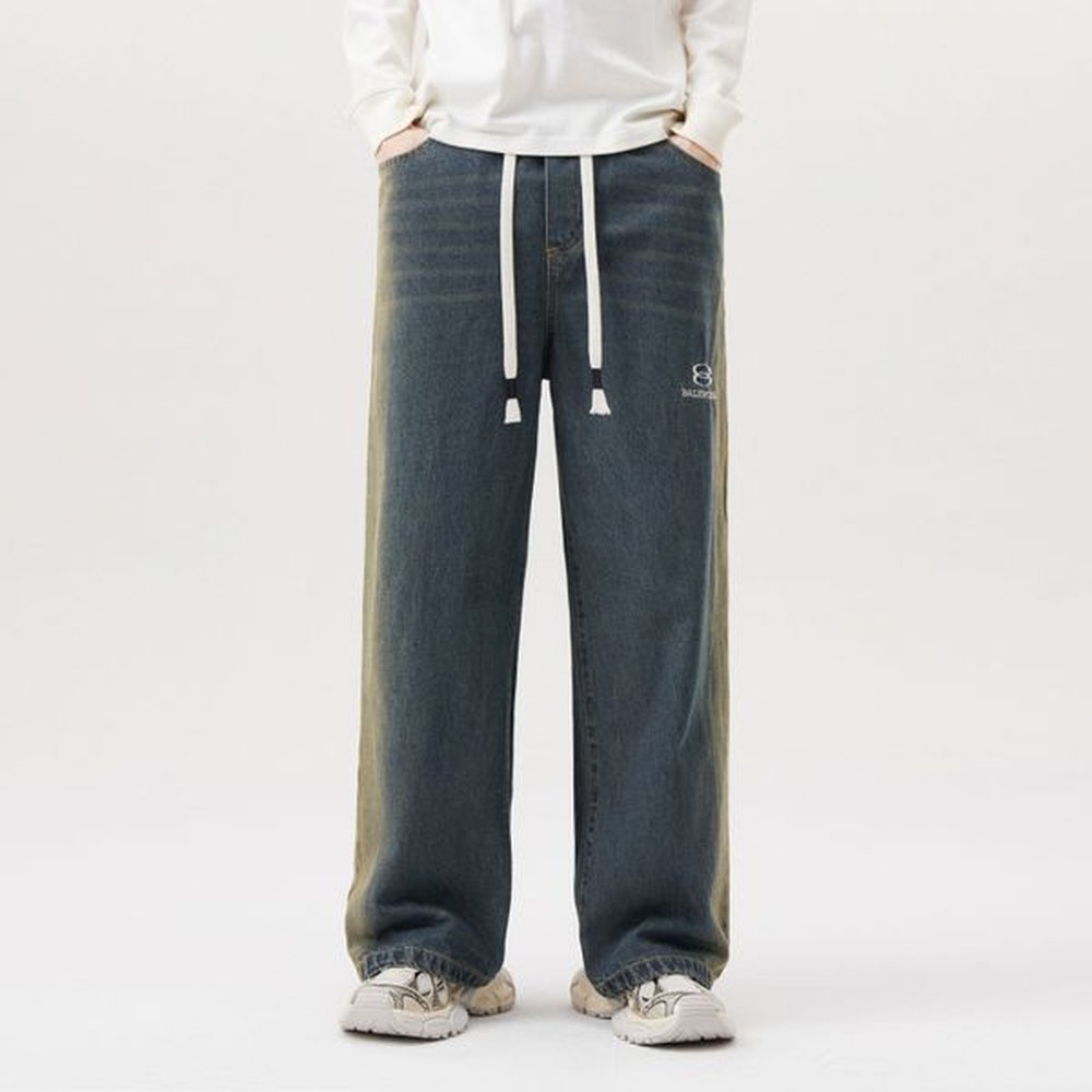 Men's Plus Size Pants 2024ss Unwashed Selvedge Mens Raw Denim Jeans High Quality Indigo Small Quantity Wholesale Price Japanese Style C