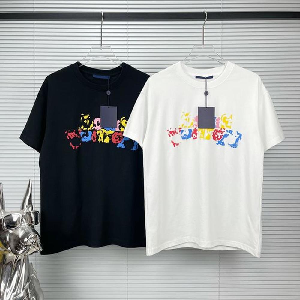 Men's Plus Tees Polos t shirts Round neck embroidered and printed polar style summer wear with Fashion Top T-shirts street pure cotton