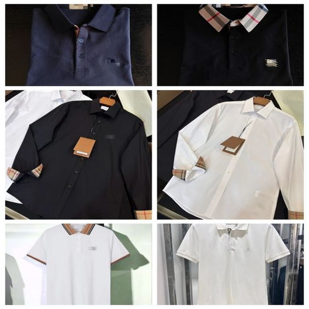 mens polo shirt Embroidery Solid TB Mens Tb Short T-shirts Classic Station Color Bajia Letter luxury Casual fashion Summer designer polo shi