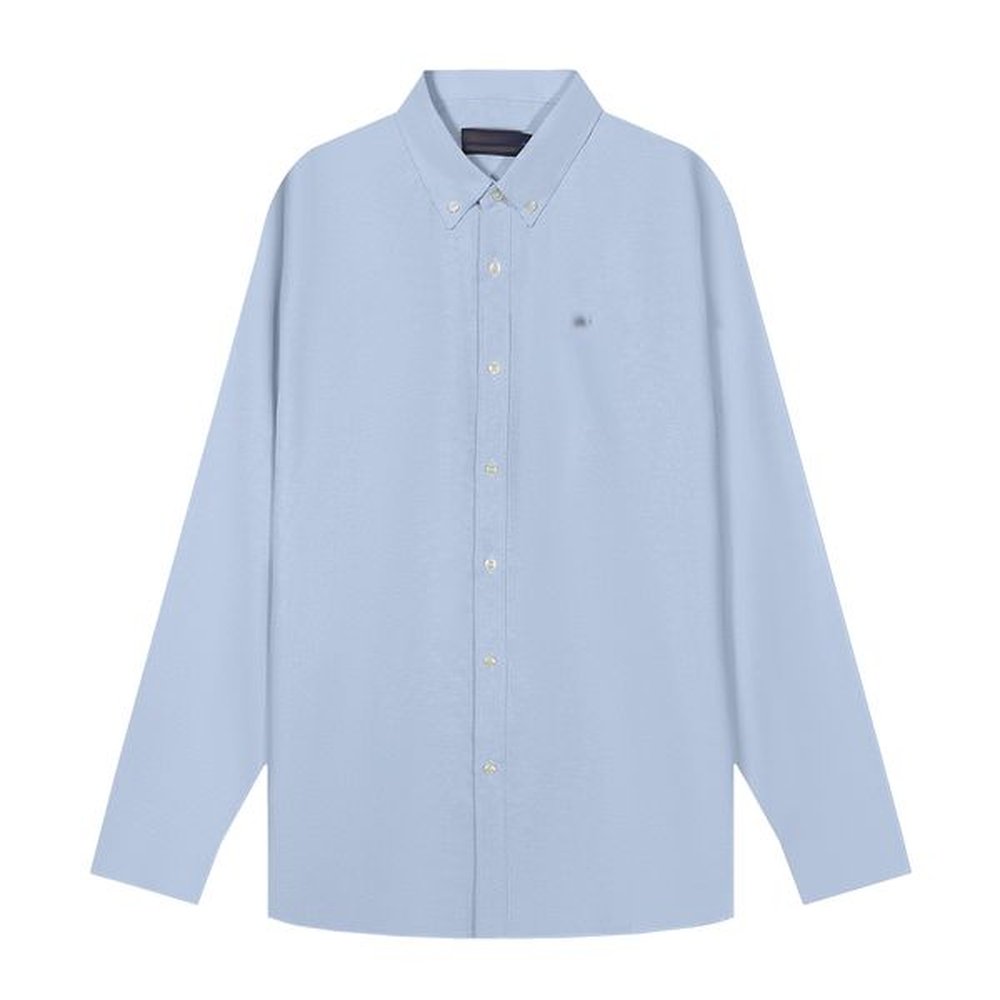 Mens polo shirt small horse Embroidery Polo Shirts Long Sleeve Solid Color Slim Fit Casual Business Shirts