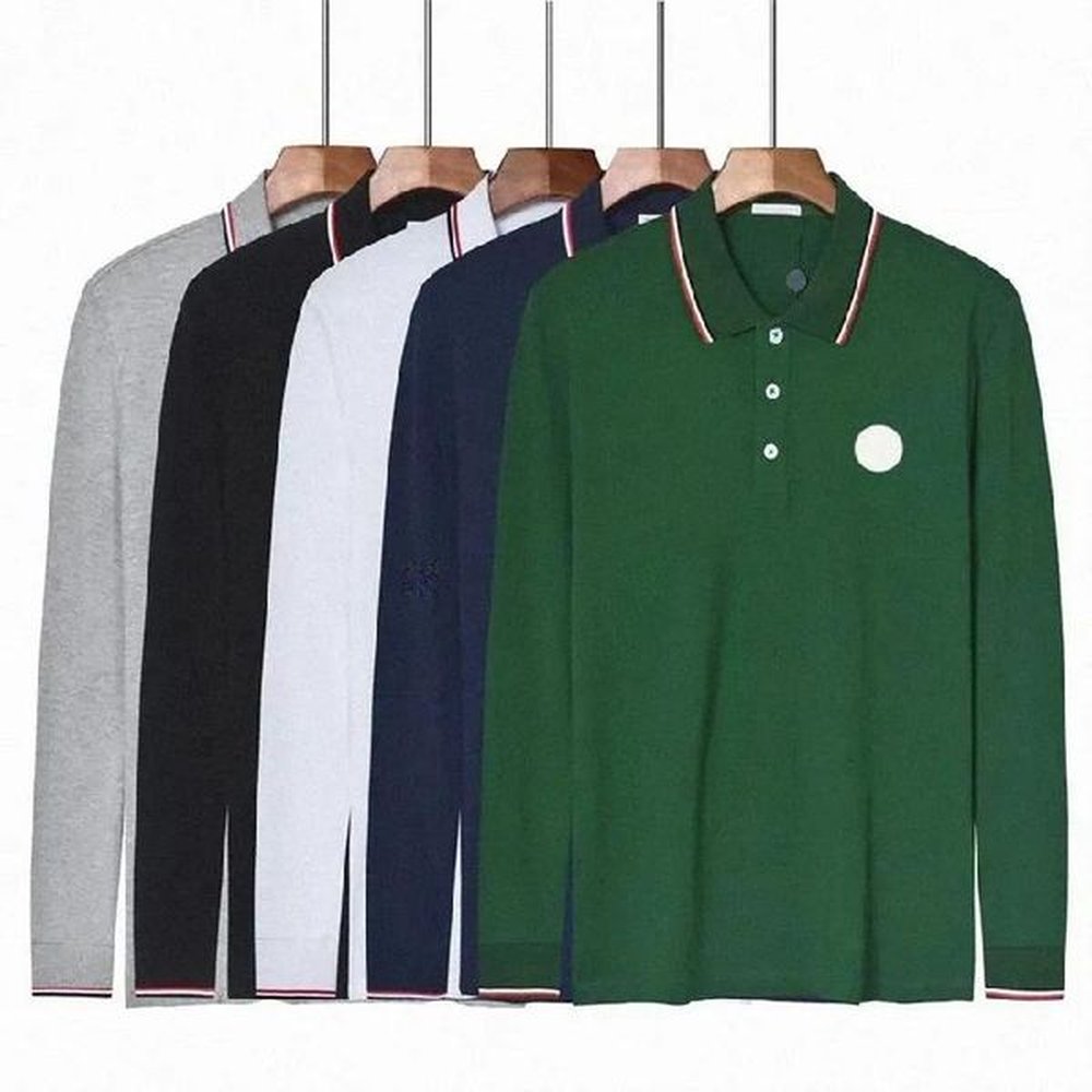 Men's Polos Long Sleeve Shirt Spring Autumn Men Women T Shirts Long-sleeved Shirts Streetwear Casual Man Clothes Tees y2k21
