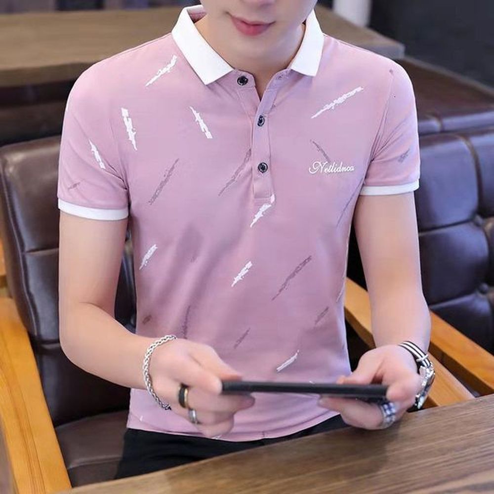 Men's Polos Men's Summer Clothing Cotton Polo Shirts Teenage Adult Men Polo Tops 230316